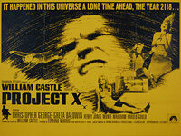Project X (1968) - Original British Quad Movie Poster