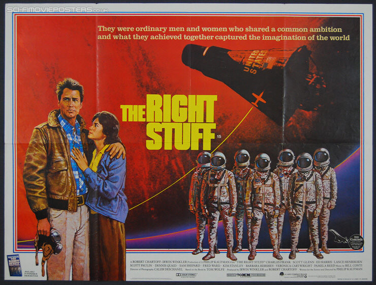 Right Stuff, The (1983) - Original British Quad Movie Poster