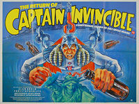 Return of Captain Invincible, The (1983) - Original British Quad Movie Poster