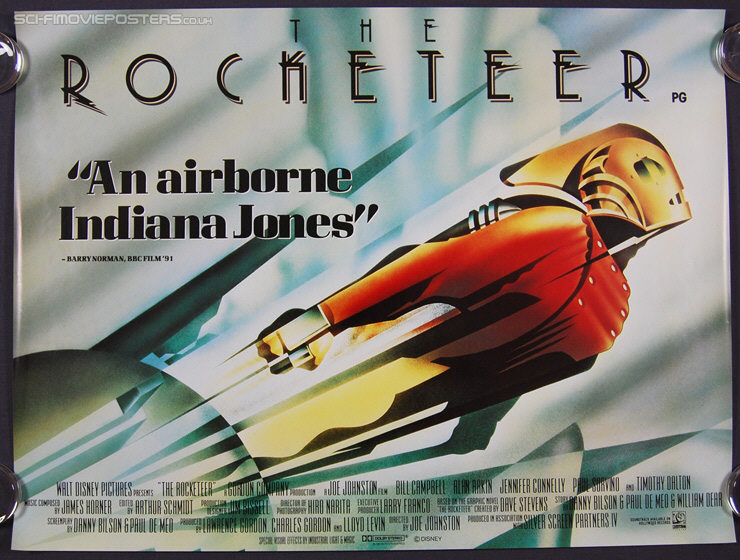 Rocketeer, The (1991) - Original British Quad Movie Poster