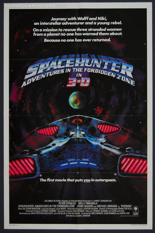 Spacehunter: Adventures in the Forbidden Zone (1983) - Original US One Sheet Movie Poster