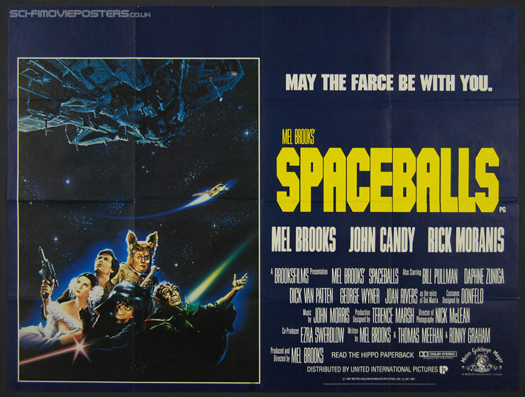 Spaceballs (1987) - Original British Quad Movie Poster
