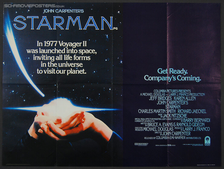Starman (1984) - Original British Quad Movie Poster