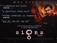 Signs (2002) 'Quotes' - Original British Quad Movie Poster