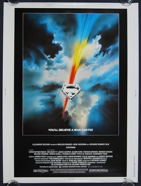 Superman (1978) - Original US One Sheet Movie Poster