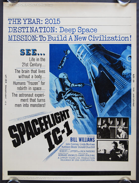 Spaceflight IC-1: An Adventure in Space (1965) - Original US One Sheet Poster