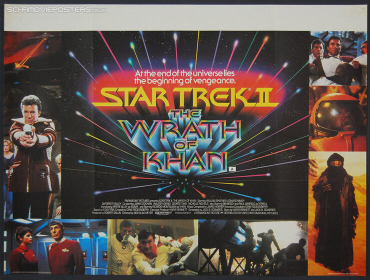 Star Trek II: The Wrath of Khan (1982) - Original British Quad Movie Poster