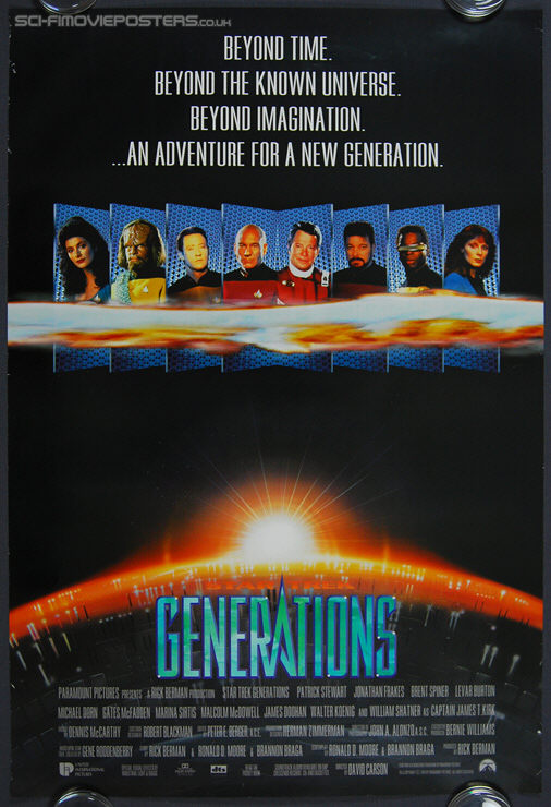 Star Trek: Generations (1994) International - Original One Sheet Movie Poster