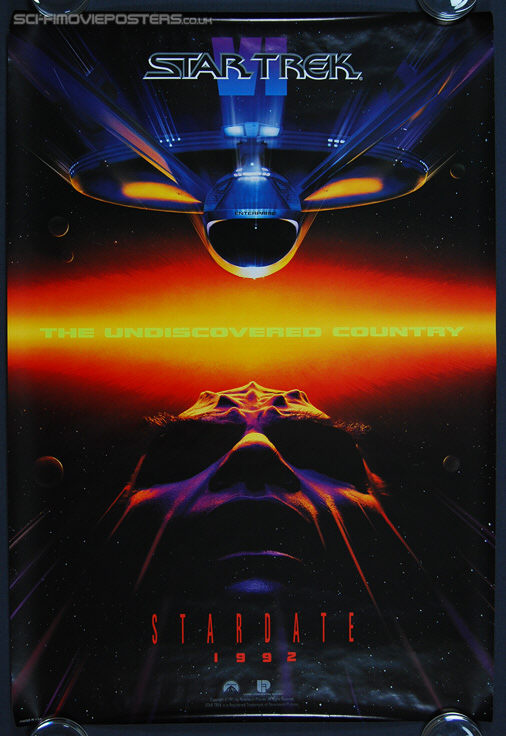Star Trek VI: The Undiscovered Country (1991) Advance - Original US One Sheet Movie Poster