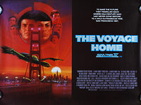 Star Trek IV: The Voyage Home (1986) - Original British Quad Movie Poster