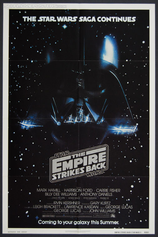 Star Wars: The Empire Strikes Back (1980) Advance - Original US One Sheet Movie Poster