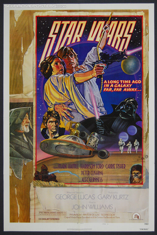 Star Wars (1977) Style 'D' - Original US One Sheet Movie Poster