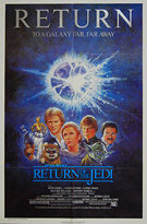 Star Wars: Return of the Jedi (1983) Re-release 1985 - Original US One Sheet Movie Poster