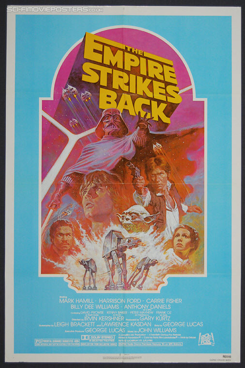 Star Wars: The Empire Strikes Back (1980) Re-release 1982 - Original US One Sheet Movie Poster