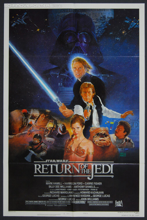 Additional Notes Poster Star Wars Return of the Jedi 1983 Style'B'