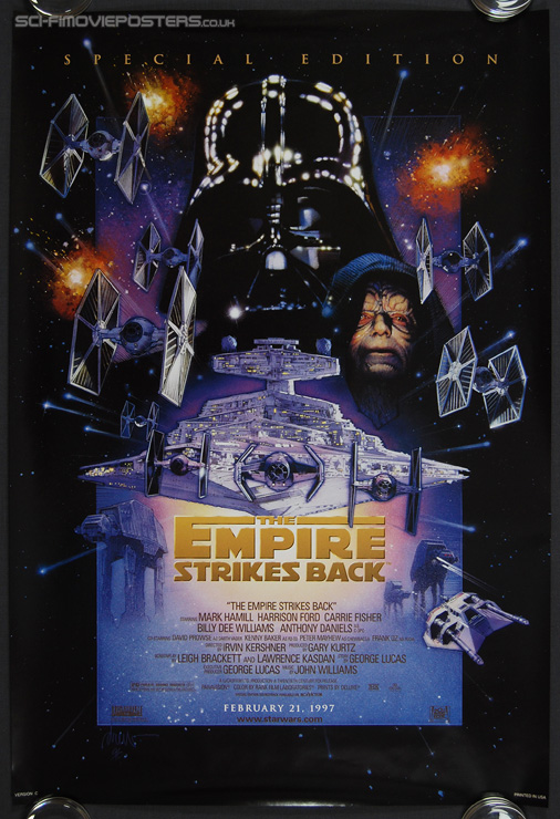 Star Wars: The Empire Strikes Back (1980) Special Edition 1997 'C' - Original US One Sheet Movie Poster
