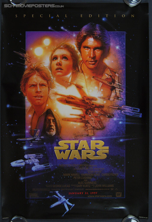 Star Wars (1977) Special Edition 1997 Version 'B' - Original US One Sheet Movie Poster