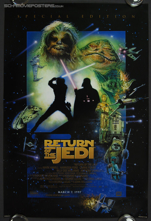 Star Wars Return Of The Jedi Movie Poster. Star Wars: Return of the Jedi