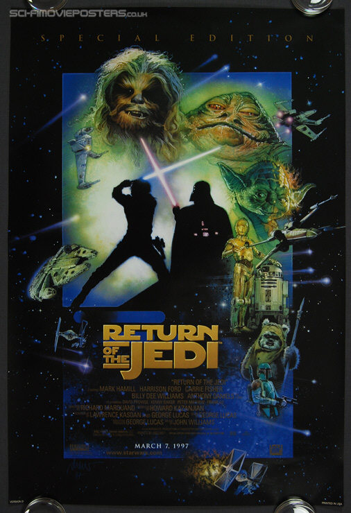 Star Wars: Return of the Jedi (1983) Special Edition 1997 'D' (March 7) - Original US One Sheet Movie Poster