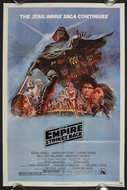 Star Wars: The Empire Strikes Back (1980) Style 'B' - Original US One Sheet Movie Poster