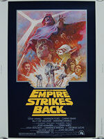 Star Wars: The Empire Strikes Back (1980) Re-release 1981 - Original US One Sheet Movie Poster