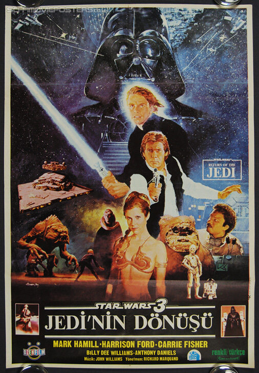 Star Wars: Return of the Jedi (1983) - Original Turkish Movie Poster