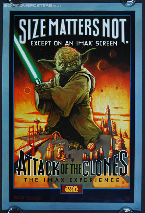 Star Wars: Episode II - Attack of the Clones - The IMAX Experience - Original US One Sheet IMAX Movie Poster