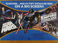 Star Wars / The Empire Strikes Back (1980) 'Together' - Original British Quad Movie Poster