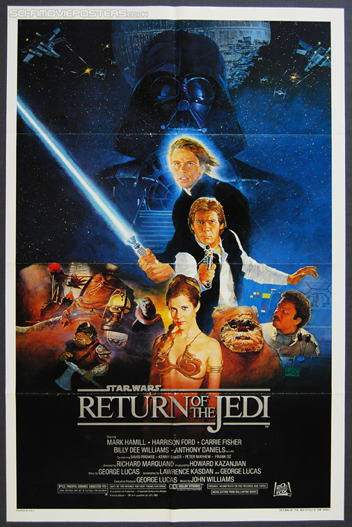 Star Wars: Return of the Jedi (1983) Style 'B' - Original US One Sheet Movie Poster