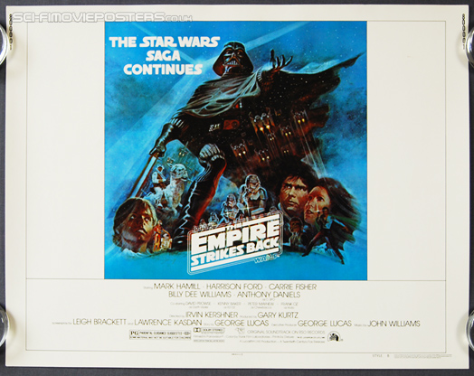 Star Wars: The Empire Strikes Back (1980) B - Original US Half Sheet Movie Poster