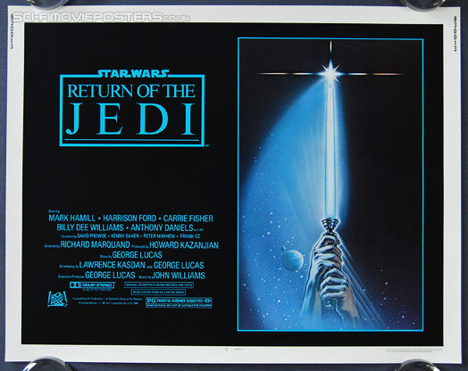 Star Wars: Return of the Jedi (1983) Style 'A' - Original US Half Sheet Movie Poster