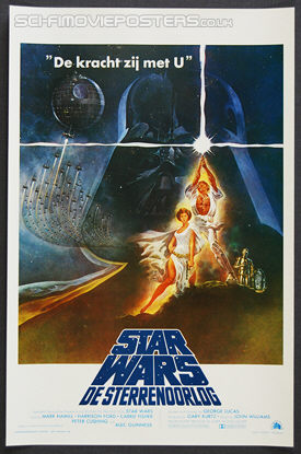 Star Wars (1977) - Original Belgian Movie Poster