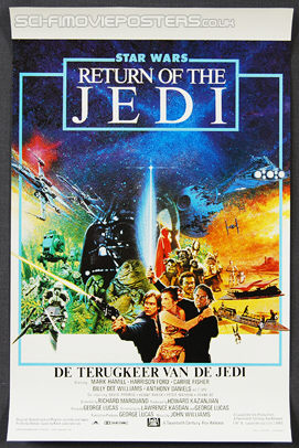 Star Wars: Return of the Jedi (1983) - Original Belgian Movie Poster