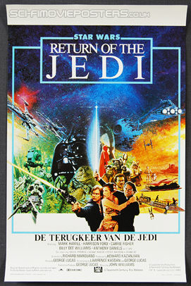 Star Wars: Return of the Jedi (1983) - Original Belgian Movie Poster