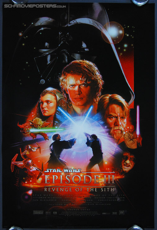 Star Wars: Episode III - Revenge of the Sith (2005) Version 'B' - Original US One Sheet Movie Poster