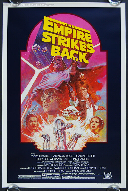 Star Wars: The Empire Strikes Back (1980) Re-release 1982 - Original US One Sheet Movie Poster