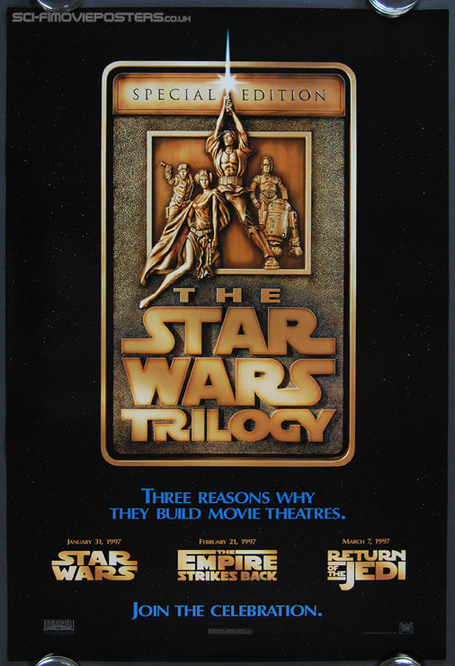 Star Wars Trilogy: Special Edition (1997) Advance (March 7) - Original US One Sheet Movie Poster