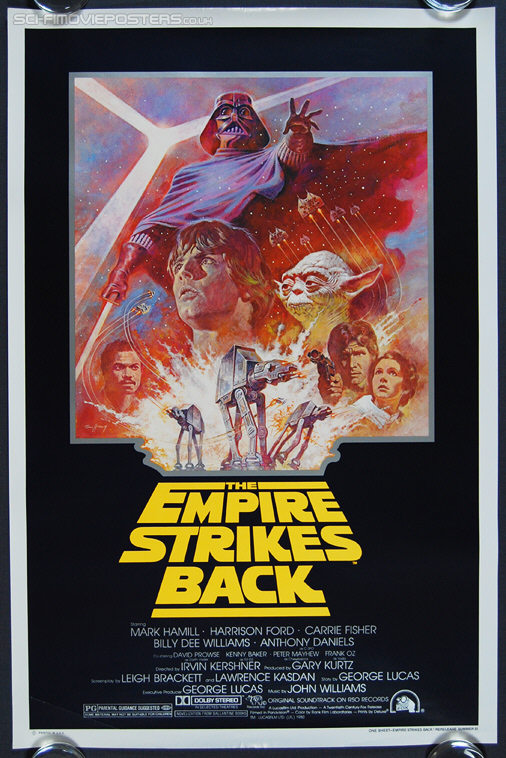 Star Wars: The Empire Strikes Back (1980) Re-release 1981 - Original US One Sheet Movie Poster