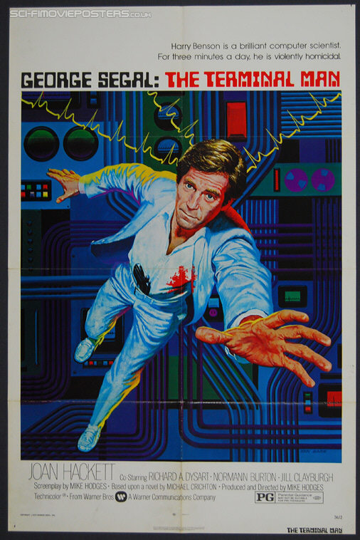 Terminal Man, The (1974) - Original US One Sheet Movie Poster