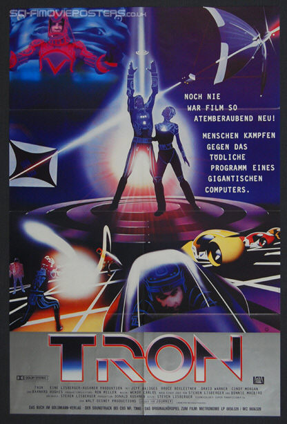 Tron (1982) - Original German Movie Poster