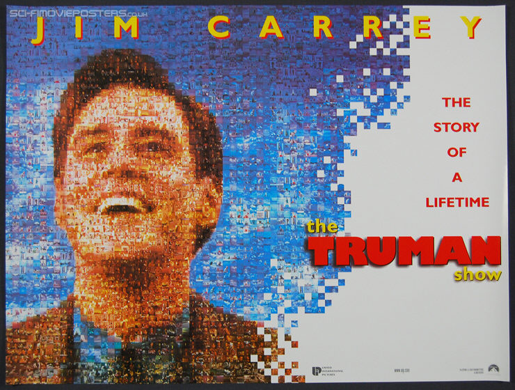 Truman Show, The (1998) 'Montage' - Original British Quad Movie Poster