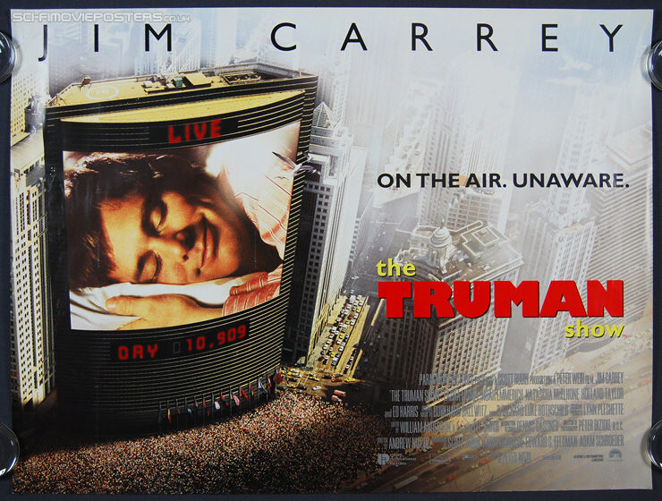 Truman Show, The (1998) - Original British Quad Movie Poster