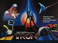 Tron (1982) - Original British Quad Movie Poster