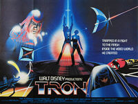 Tron (1982) - Original British Quad Movie Poster