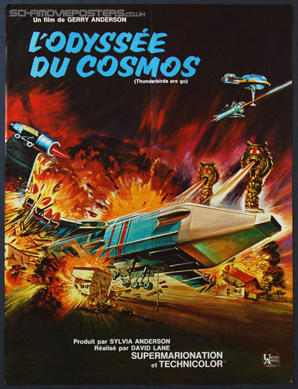 Thunderbirds Are Go (1966) - Original French Movie Poster