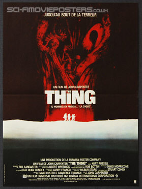 Thing, The (1982) - Original French Movie Poster