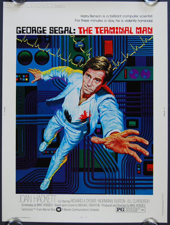 Terminal Man, The (1974) - Original US One Sheet Movie Poster