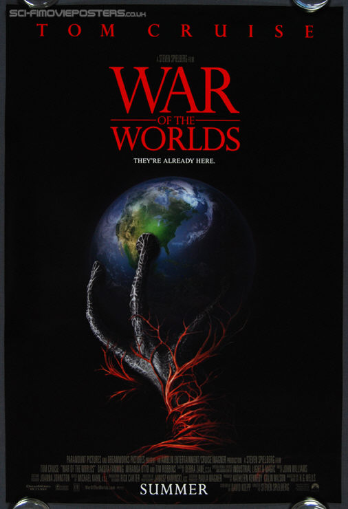 War of the Worlds (2005) Advence - Original US One Sheet Movie Poster