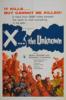 X... The Unknown (1956) - Original US One Sheet Movie Poster