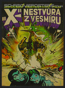 X from Outer Space, The (Uchu Daikaij Girara) (1967) - Original Czech Movie Poster